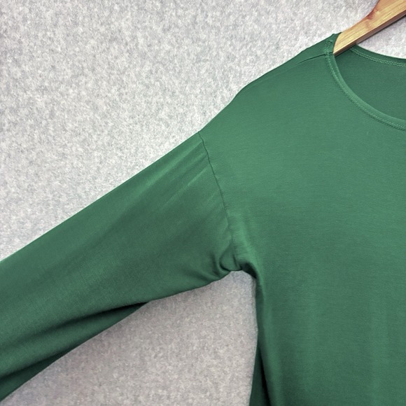 Bryn Walker Top Lightweight T Shirt LS Micro Modal Ultra Soft XS Green LS - Picture 4 of 7